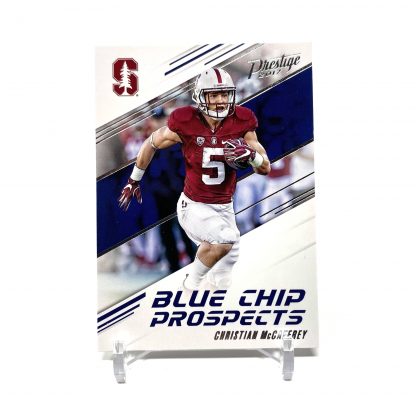 2017 Panini Prestige Christian McCaffrey Blue Chip Prospects Carolina Panthers Rookie Card