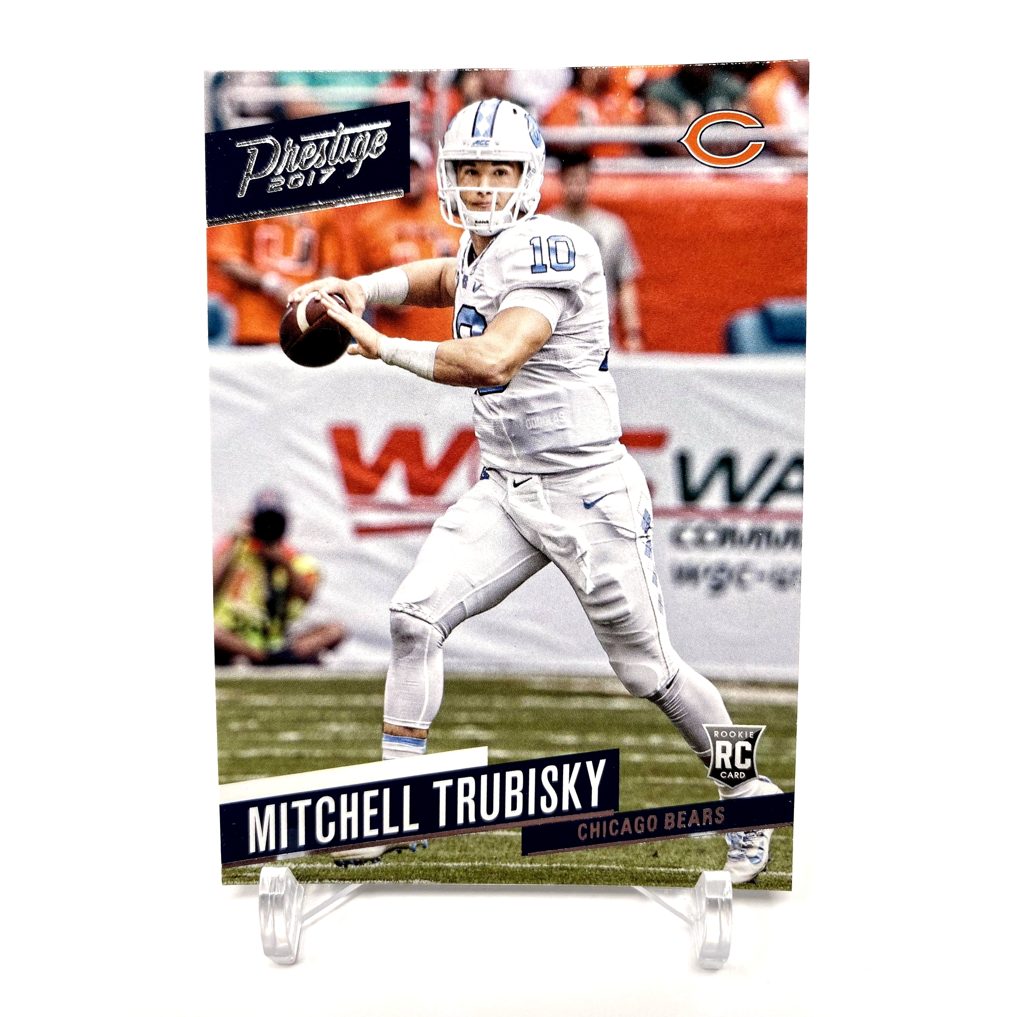 2017 Panini Prestige Mitchell Trubisky Rookie Card Chicago Bears