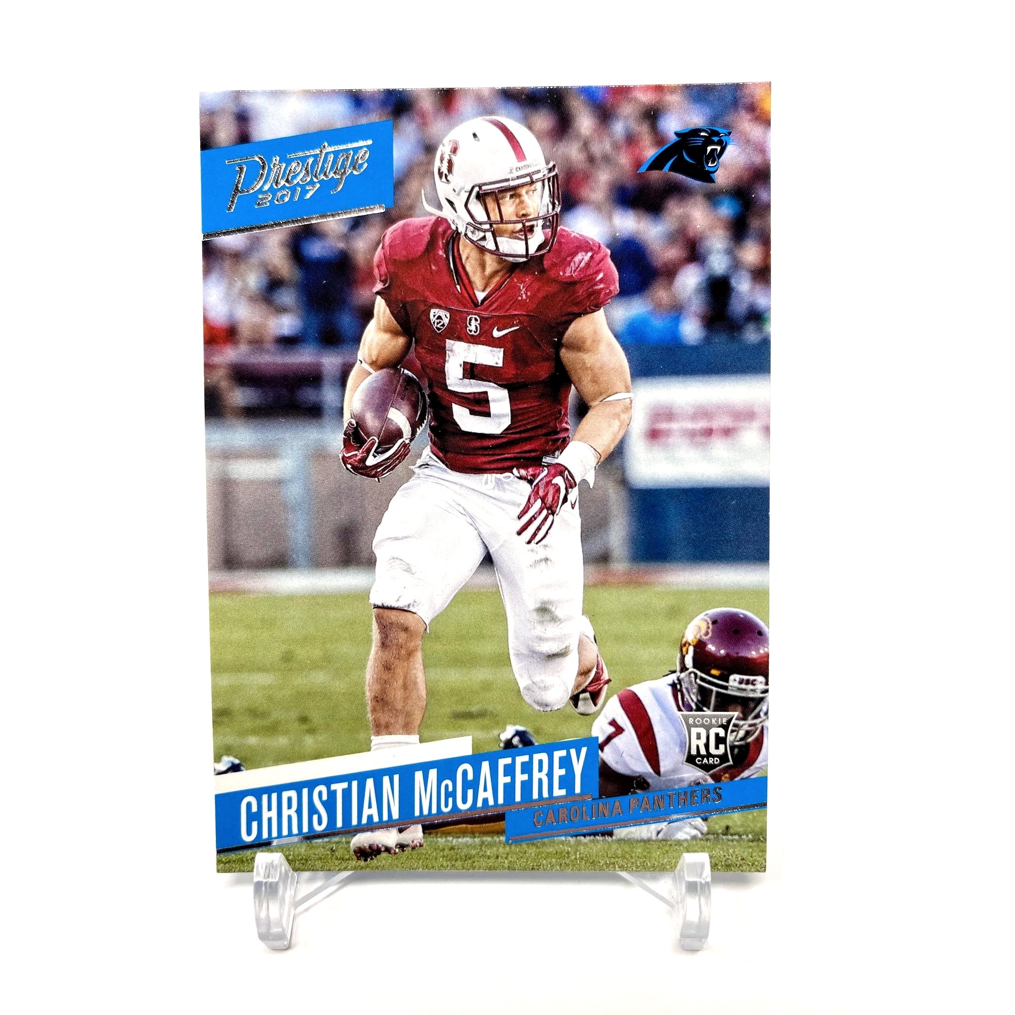 2017 Panini Prestige Christian McCaffrey Rookie Card Carolina Panthers