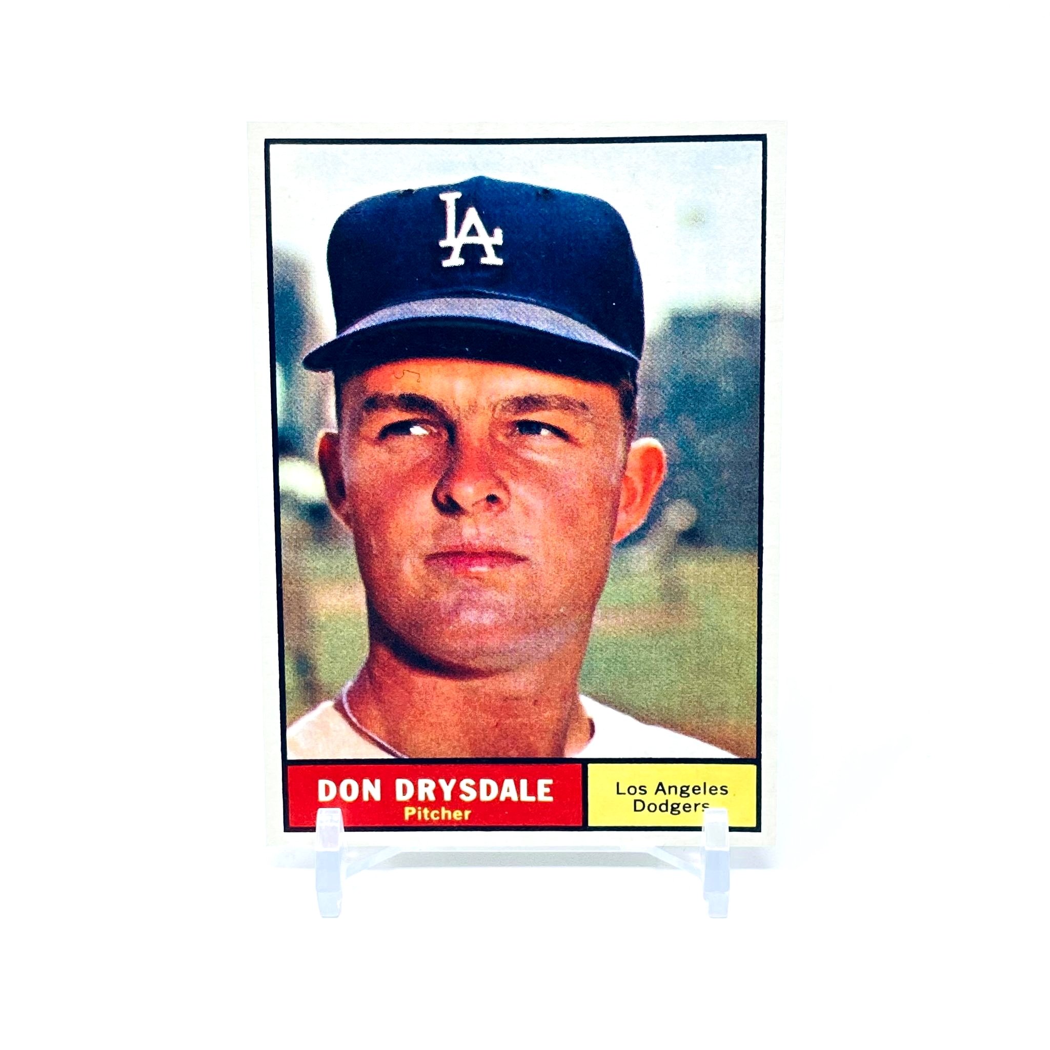 1961 Topps Don Drysdale Los Angeles Dodgers