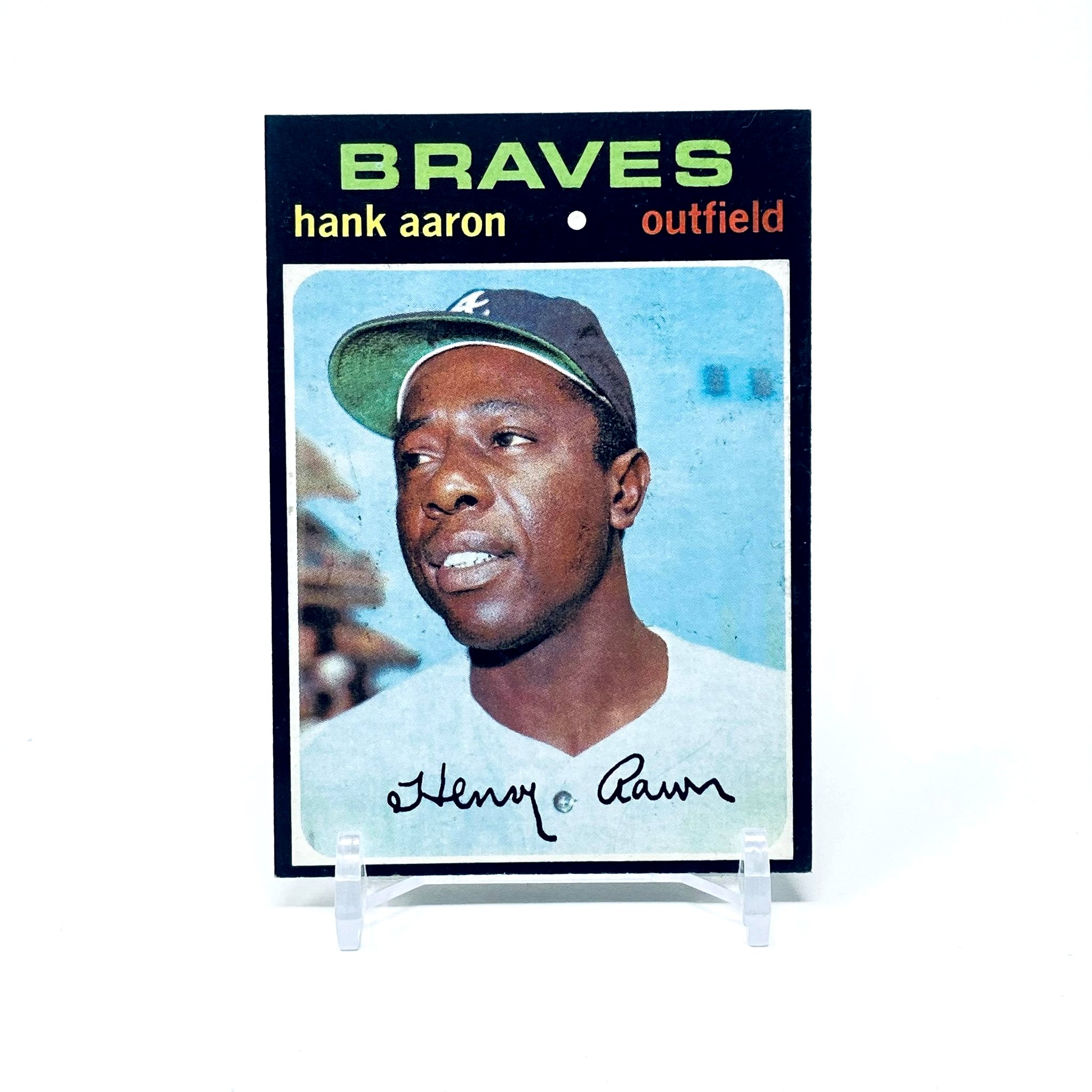 1971 Topps Hank Aaron Atlanta Braves