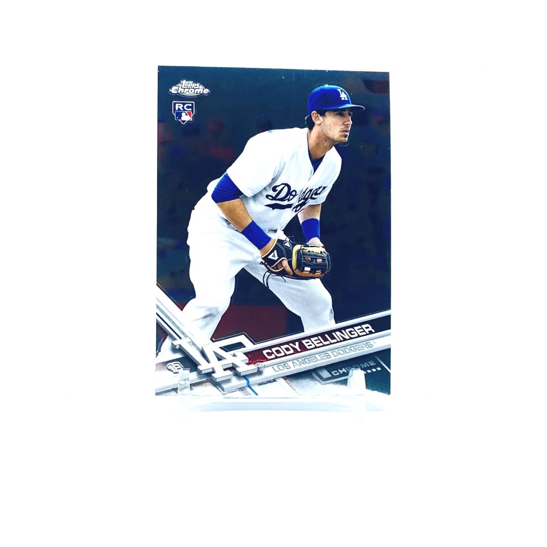 2017 Topps Chrome Cody Bellinger Rookie Card Los Angeles Dodgers The