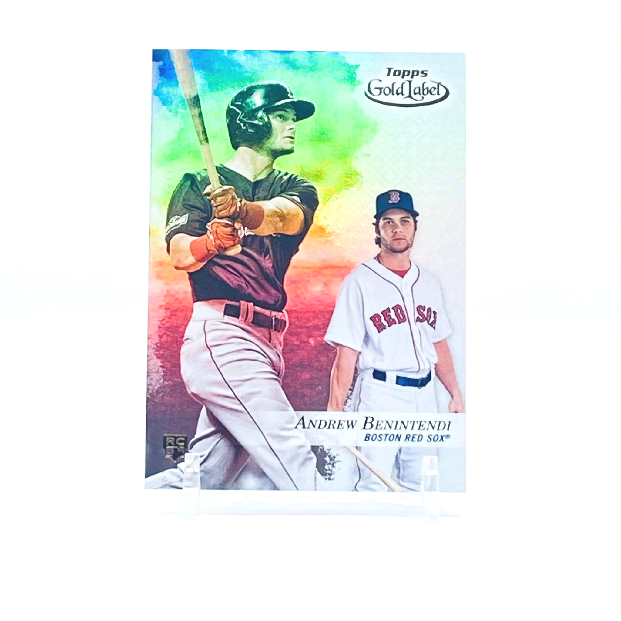 2017 Topps Gold Label Class 2 Andrew Benintendi Rookie Card Boston Red Sox