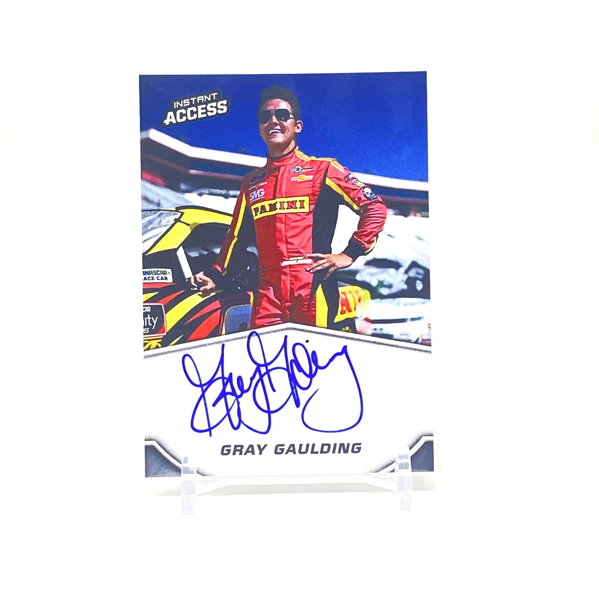 2019 Panini Instant Racing Gray Gaulding Autograph