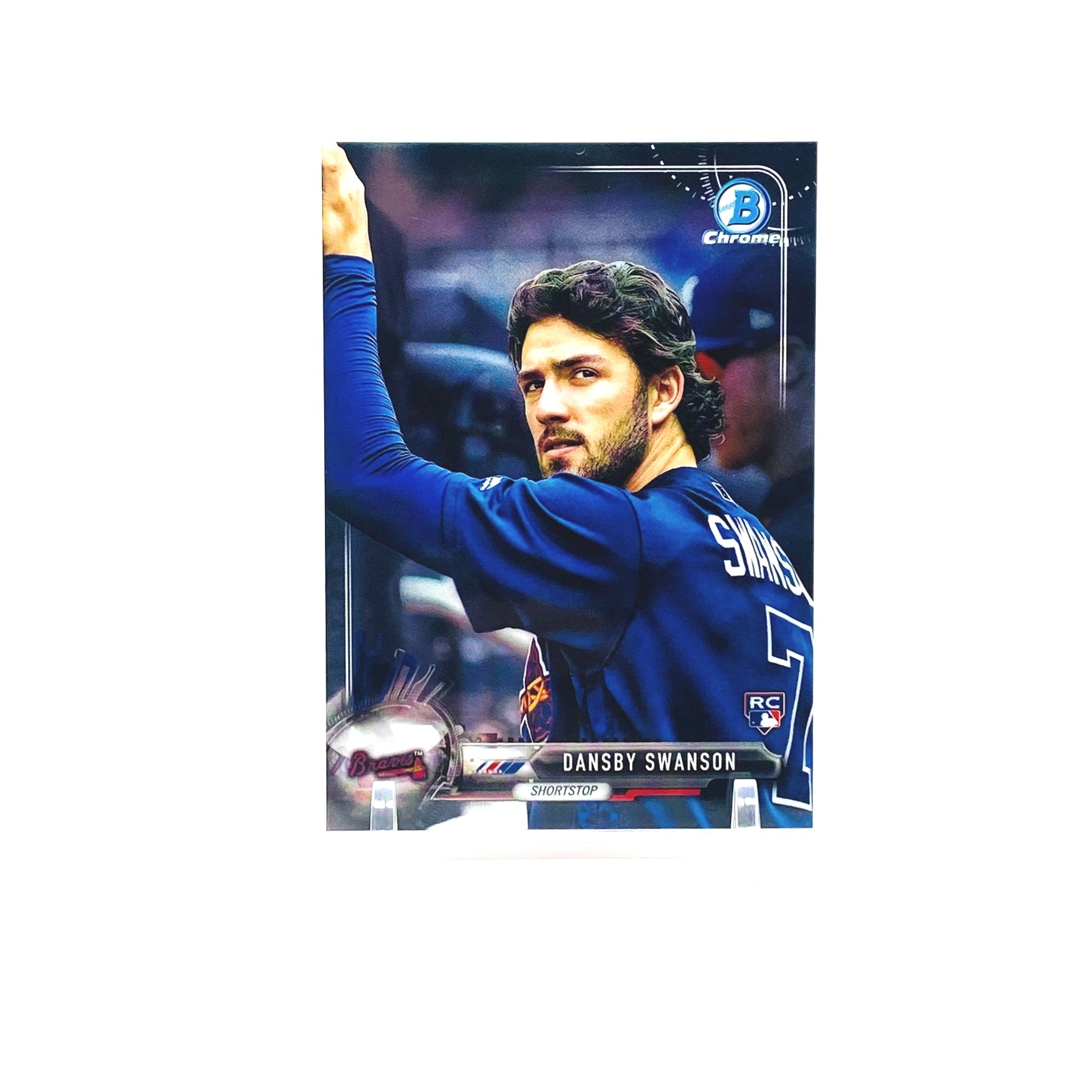 2017 Bowman Chrome Dansby Swanson Photo Variation Rookie Card Atlanta Braves