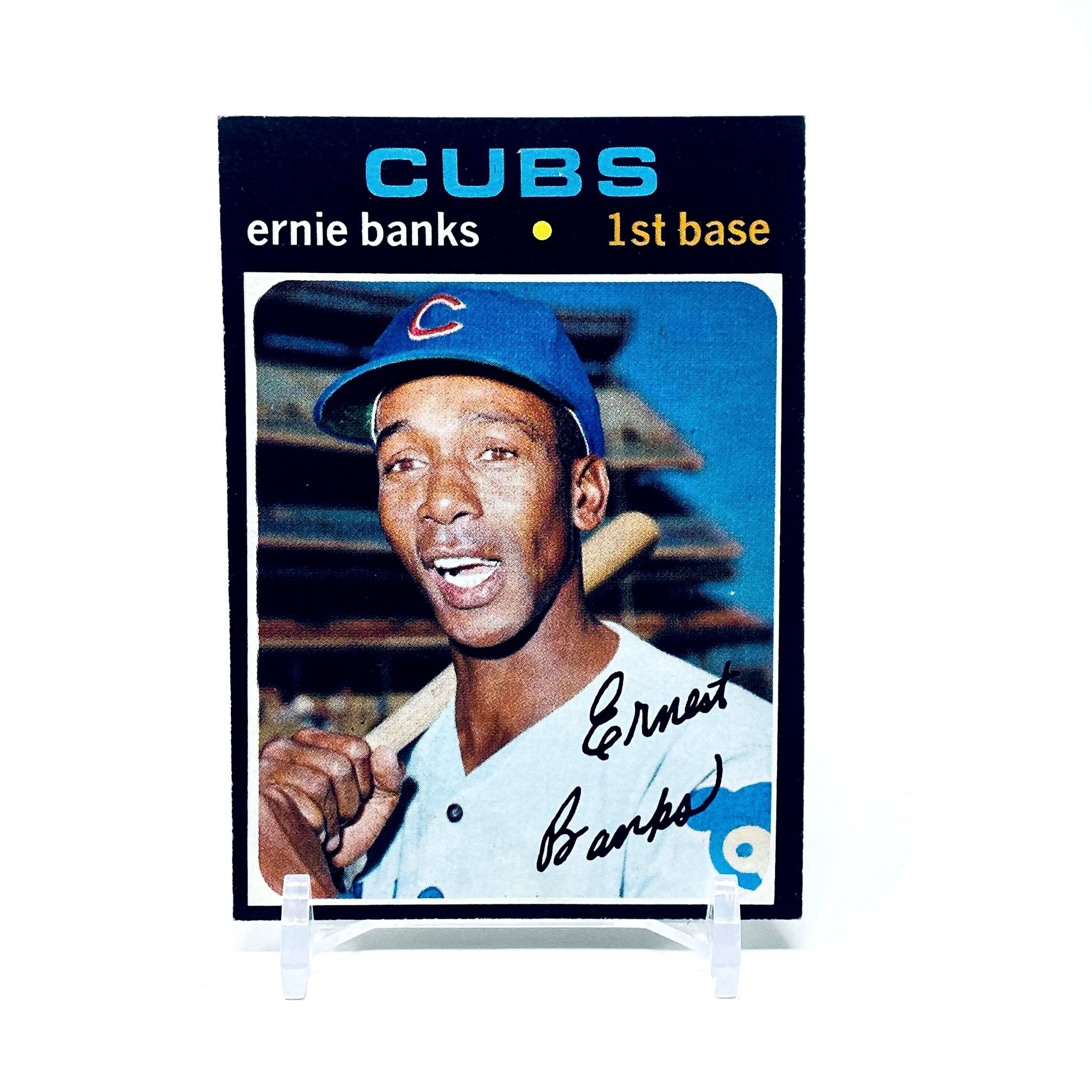 1971 Topps Ernie Banks Chicago Cubs