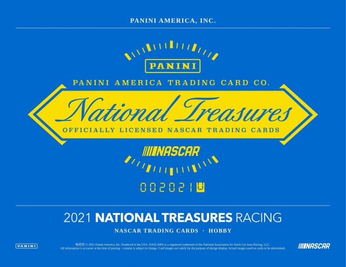 HOT RELEASE : 2021 Panini National Treasures Racing 1/2 Case SERIAL # Group Break #7255