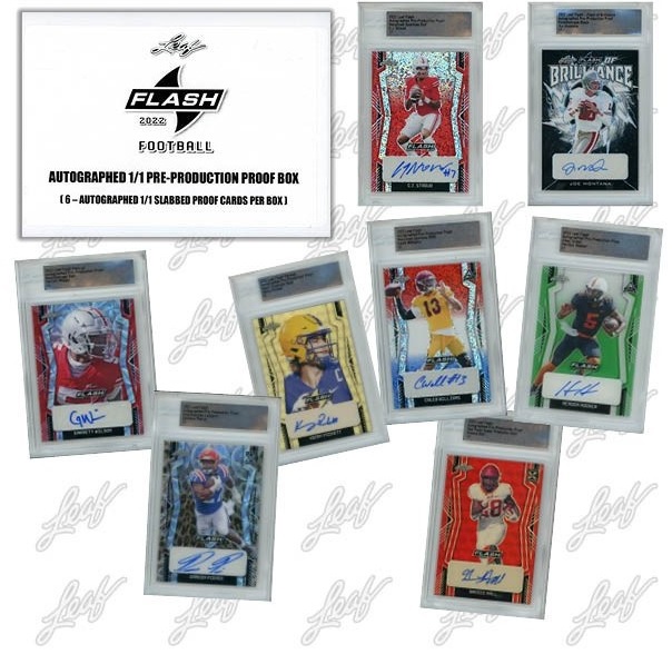 CYBER MONDAY : 2022 Leaf Flash Football 1/1 Proof Case RANDOM HIT Group Break #8789 (2 GUARANTEED 1/1s) + CYBER MONDAY GIVEAWAY