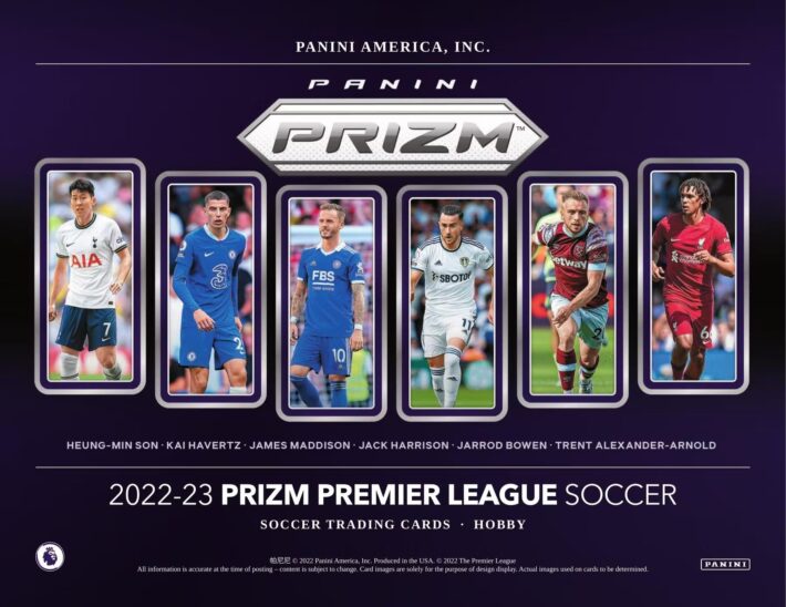 HOT RELEASE : 2022-23 Panini Prizm EPL Soccer 1/3 Case RANDOM TEAM Group Break #9588
