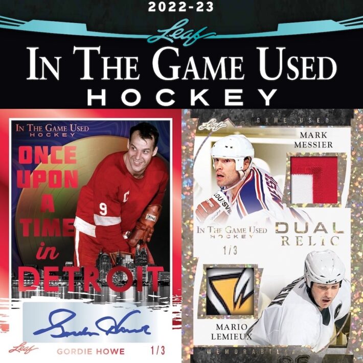 RELEASE DAY : 2022-23 Leaf In the Game Used Hockey Case RANDOM HIT Group Break #10567 (2 HITS per SPOT)
