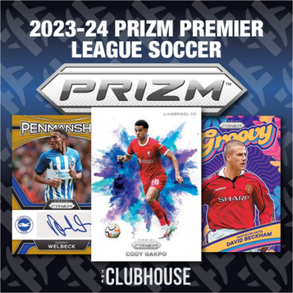 RELEASE DAY : 2023-24 Panini Prizm EPL Soccer 1/2 Case RANDOM TEAM Group Break #11334