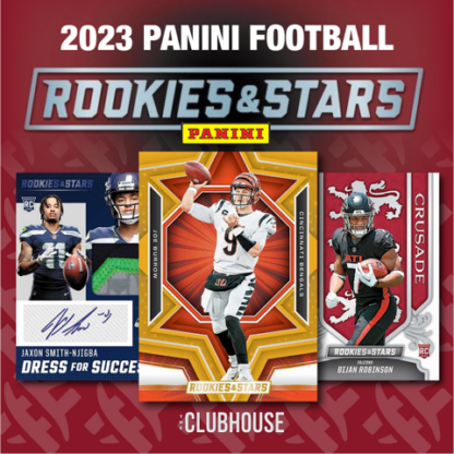 CRAZY GOOD : 2023 Panini Rookies and Stars Football 1/2 Case PICK YOUR TEAM Group Break #11316