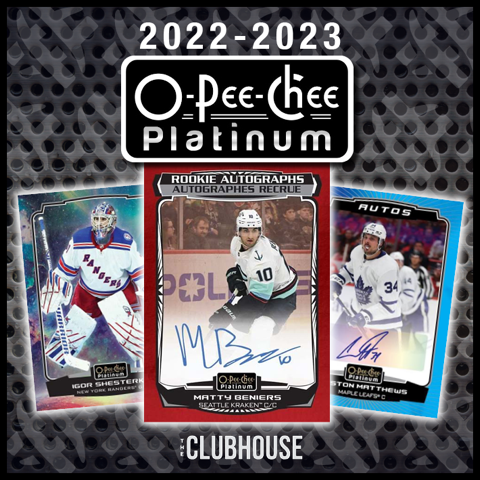 RELEASE DAY : 2022-23 O-Pee-Chee Platinum Hockey PICK YOUR TEAM Group Break #11413