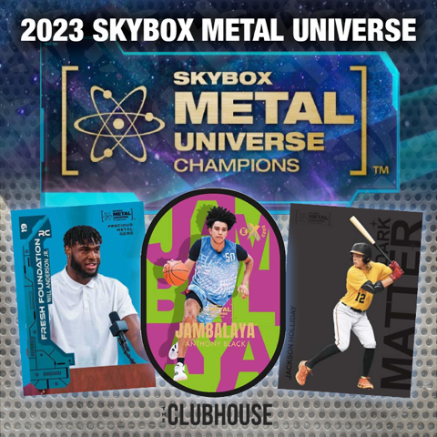 PMG CHASE : 2023 Upper Deck Skybox Metal Universe Champions 1/2 Case RANDOM LETTER Group Break #11732