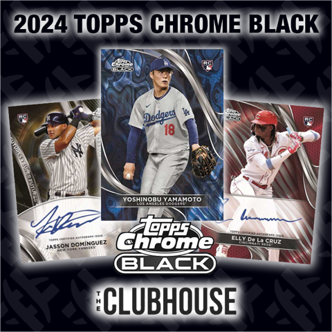 ALMOST OUT : 2024 Topps Chrome Black Baseball Case PICK YOUR TEAM Group Break #11779 + EARLY BIRD JACKPOT