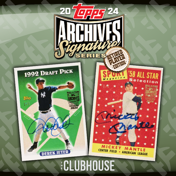 RELEASE DAY : 2024 Topps Archive Sigs Retired Edition Case RANDOM TEAM Group Break #11831