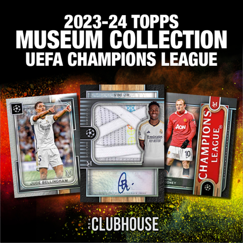 AS RARE AS IT GETS : 2023/24 Topps UEFA Club Comp Museum HAT TRICK Soccer RANDOM TEAM Group Break #13283
