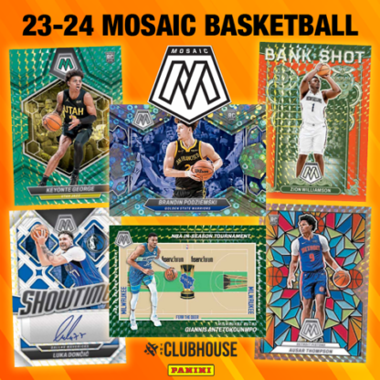 RELEASE DAY : 2023-24 Panini Mosaic Basketball 1/2 Case RANDOM TEAM Group Break #12113