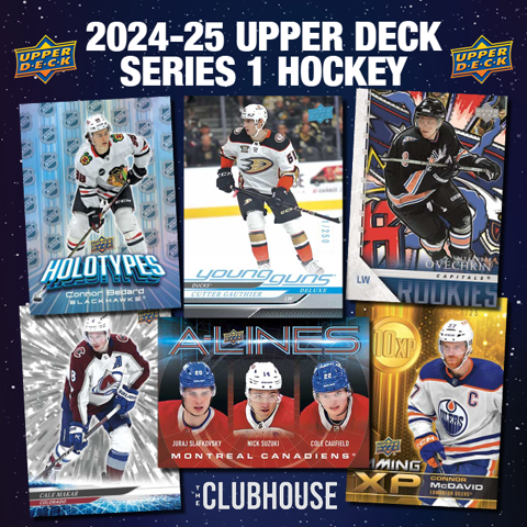 FROM THE VAULT : 2024-25 Upper Deck Series 1 Hockey 1/2 Case RANDOM TEAM Group Break #14577