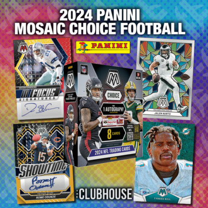 NEW YEAR W/ MIKE : 2024 Panini Mosaic Choice Football RANDOM TEAM Group Break #12661