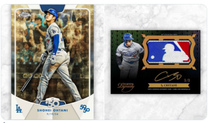 Topps Shohei Ohtani 50/50 RANDOM # Group Break #BB1 _012025 + COMBO WINNER + 10 SPOT GIVEAWAY