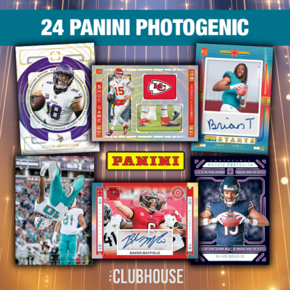 SERIAL # CLOSER : 2024 Panini Photogenic Football 1/2 Case PICK YOUR TEAM Group Break #12830