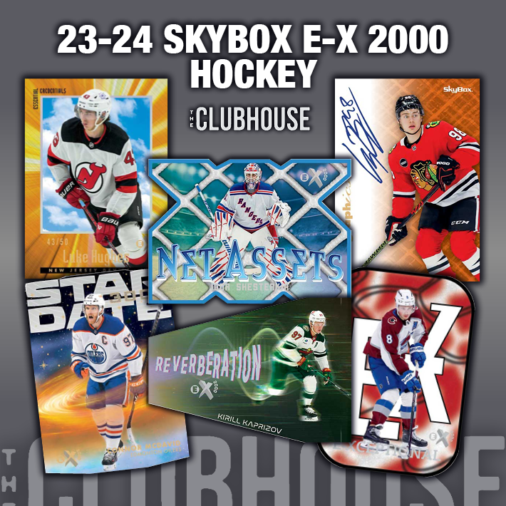 SERIAL # CLOSER : 2023-24 Upper Deck Skybox E-X 2000 Hockey Case PICK YOUR TEAM Group Break #13008