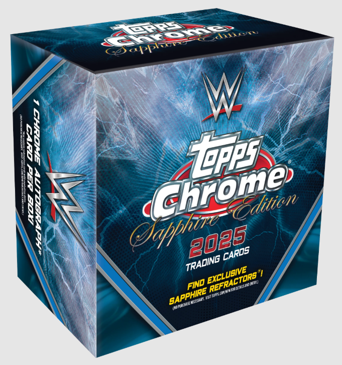 SMASH HIT : 2025 Topps Chrome WWE Sapphire SERIAL NUMBER Group Break #13040