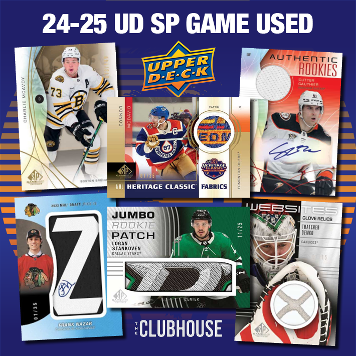 PUCK YEA : 2024-25 Upper Deck SP Game Used Hockey Case RANDOM TEAM Group Break #13235