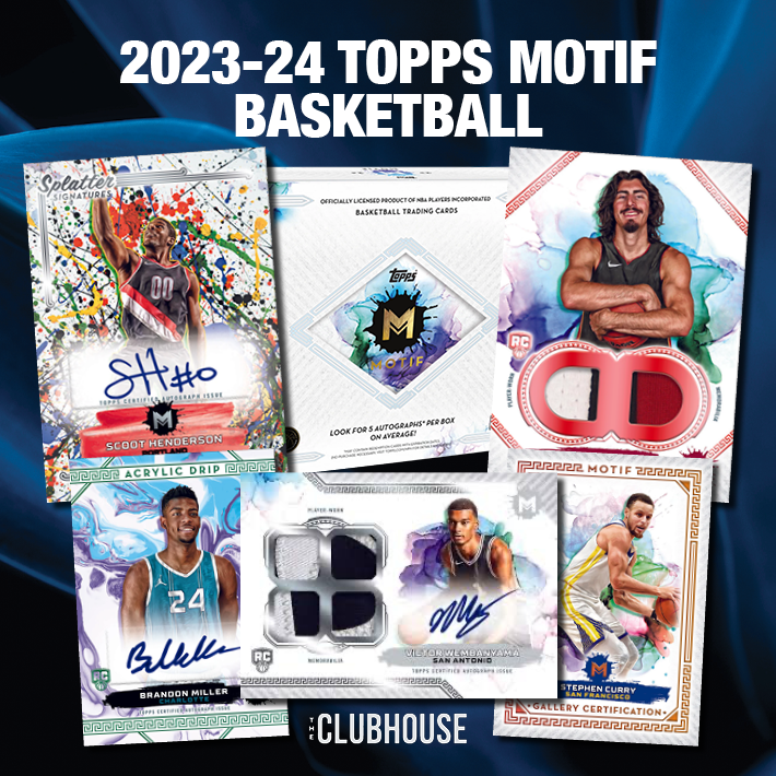 JUST IN THE DOOR : 2023-24 Topps Motif Basketball Case RANDOM TEAM Group Break #13263