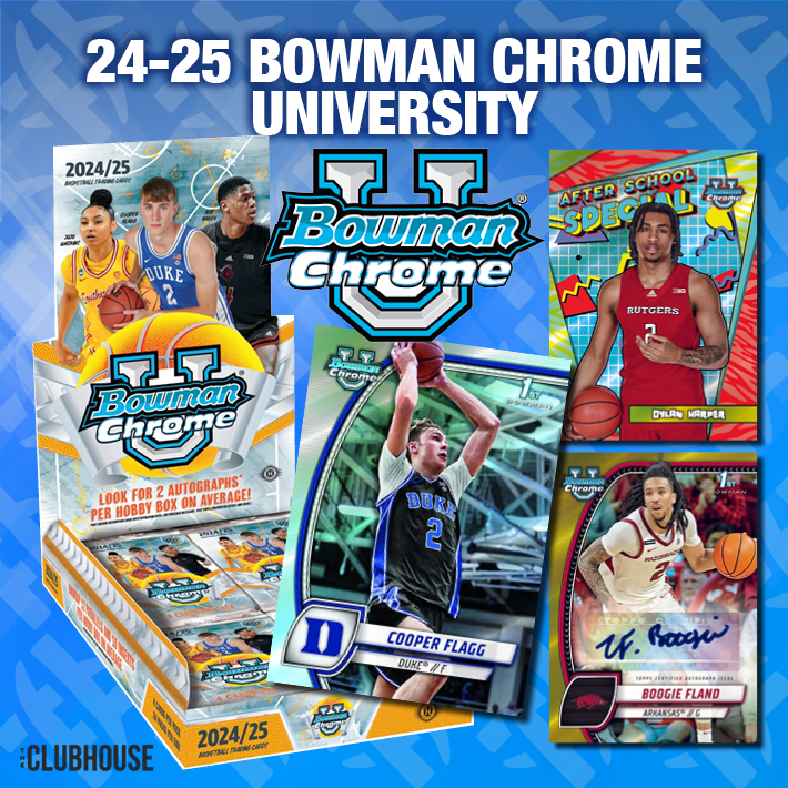 FINAL BOXES : 2024-25 Bowman Chrome U Basketball Hobby 1/2 Case RANDOM TEAM Group Break #13259