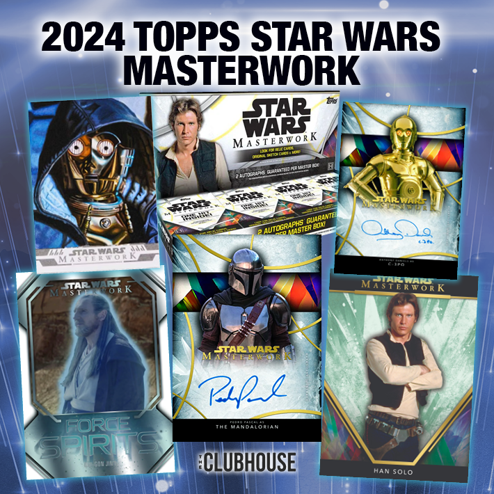 FINAL BOXES : 2024 Topps Star Wars Masterwork 1/2 Case CARD # STYLE Group Break #13221