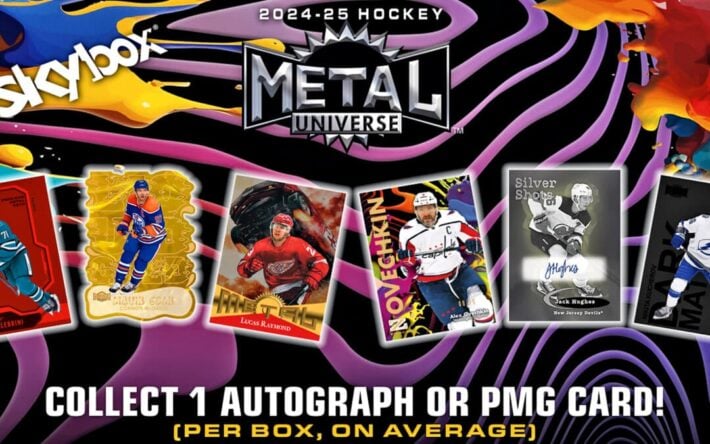 RELEASE DAY : 2024-25 Upper Deck Metal Universe Hockey Case PICK YOUR TEAM Group Break #13336