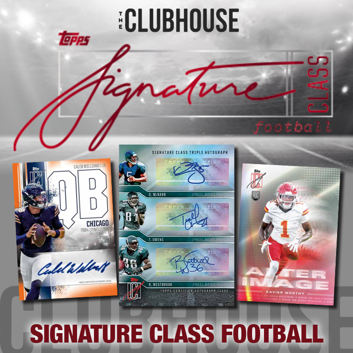 RELEASE DAY : 2024 Topps Signature Class Football Hobby Case RANDOM TEAM Group Break #13348
