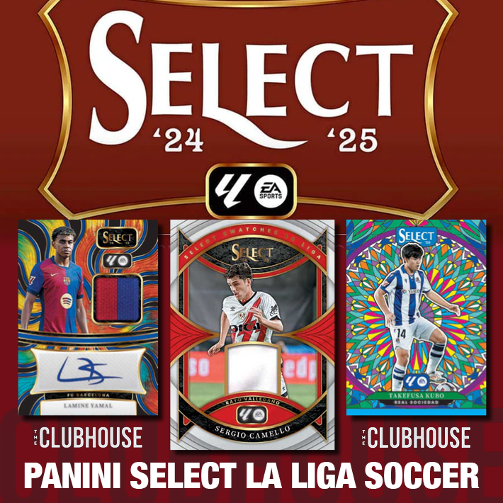 NEW RELEASE : 2024-25 Panini Select La Liga Soccer 1/4 Case SERIAL NUMBER Group Break #13394
