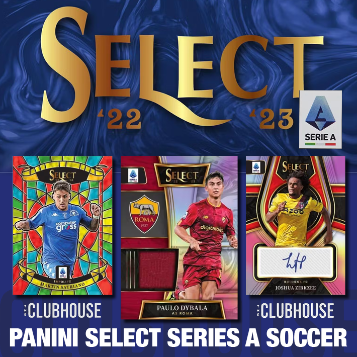 NEW RELEASE : 2024-25 Panini Select Serie A Soccer 1/4 Case SERIAL NUMBER Group Break #13405