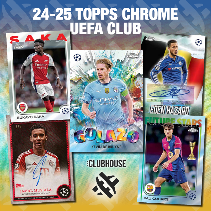 RELEASE DAY : 2024-25 Topps Chrome UEFA Soccer DELIGHT Case RANDOM TEAM Group Break #13345