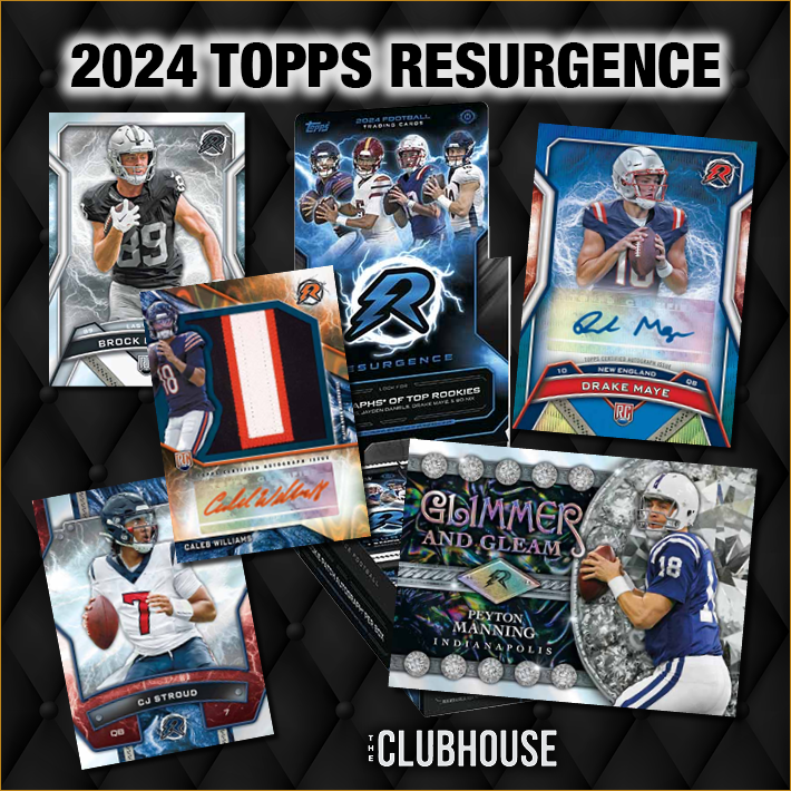 RELEASE DAY : 2024 Topps Resurgence Football Case PICK YOUR TEAM Group Break #13310