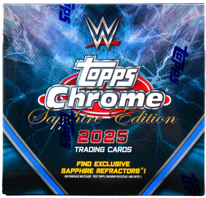 FROM THE TOP ROPE : 2025 Topps Chrome WWE Sapphire & 2024 Panini Select RANDOM LETTER Group Break #13282