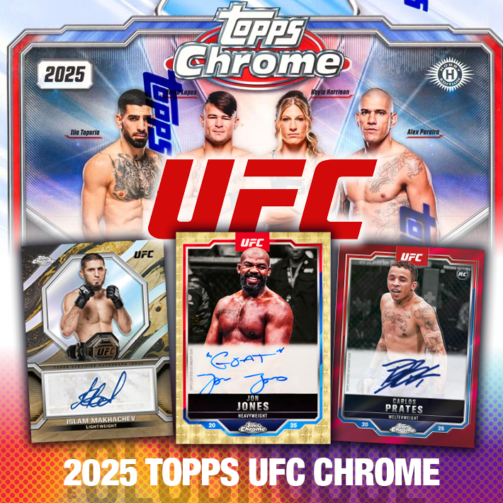 RELEASE DAY : 2025 Topps Chrome UFC Hobby Case RANDOM LETTER Group Break #13659