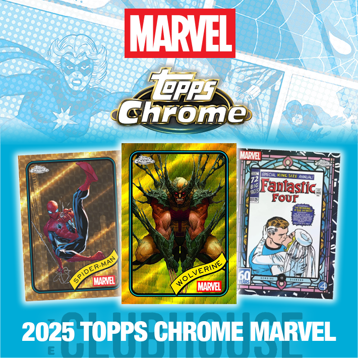 HOTTEST MARVEL RELEASE EVER : 2025 Topps Chrome Marvel Hobby 1/2 Case CARD # STYLE Group Break #13612
