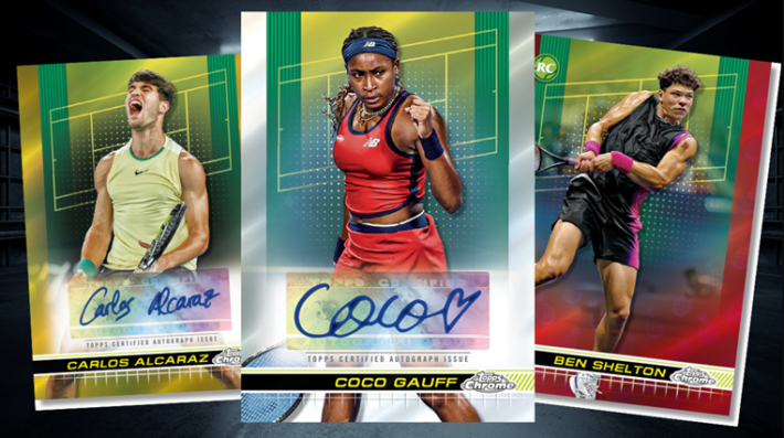 MIKE'S GOAT : 2024 Topps Chrome Tennis Hobby Case SERIAL # STYLE Group Break #13652