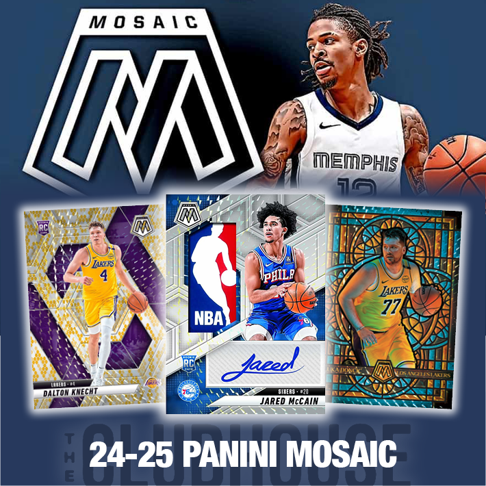 RELEASE DAY : 2024-25 Panini Mosaic Basketball 1/3 Case RANDOM TEAM Group Break #13708