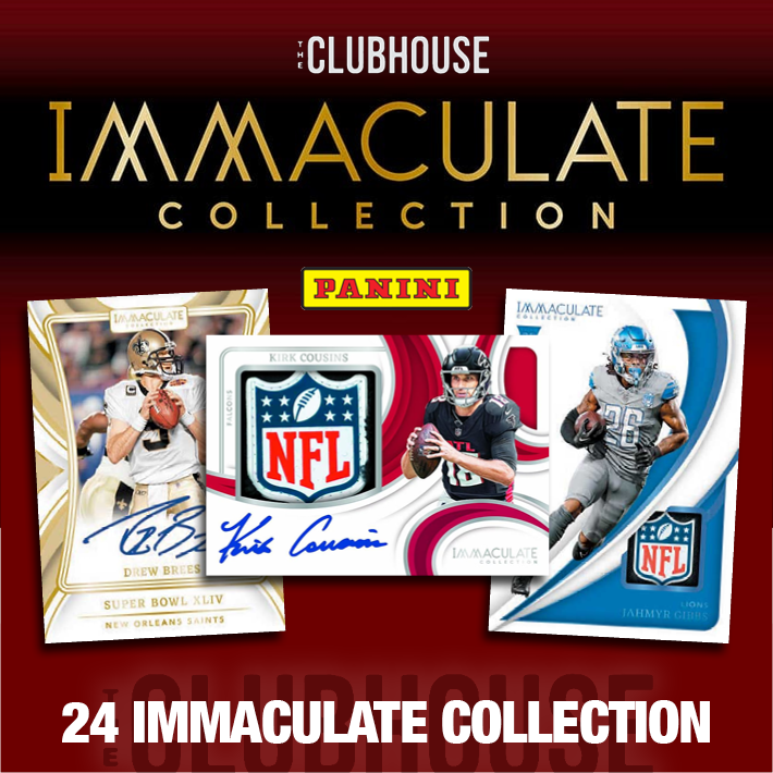 RELEASE DAY : 2024 Panini Immaculate Collection Football 1/2 Case PICK YOUR TEAM Group Break #13900