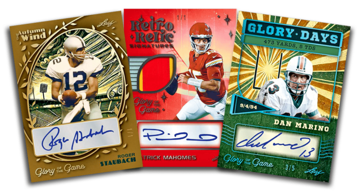 THE ONLY CASE : 2025 Leaf Glory of the Game Football Case RANDOM HIT Group Break #13911 (GUARANTEED HIT PER SPOT)