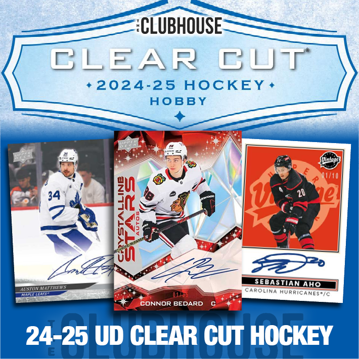 RELEASE DAY : 2024-25 Upper Deck Clear Cut Hockey Case PICK YOUR TEAM Group Break #13938