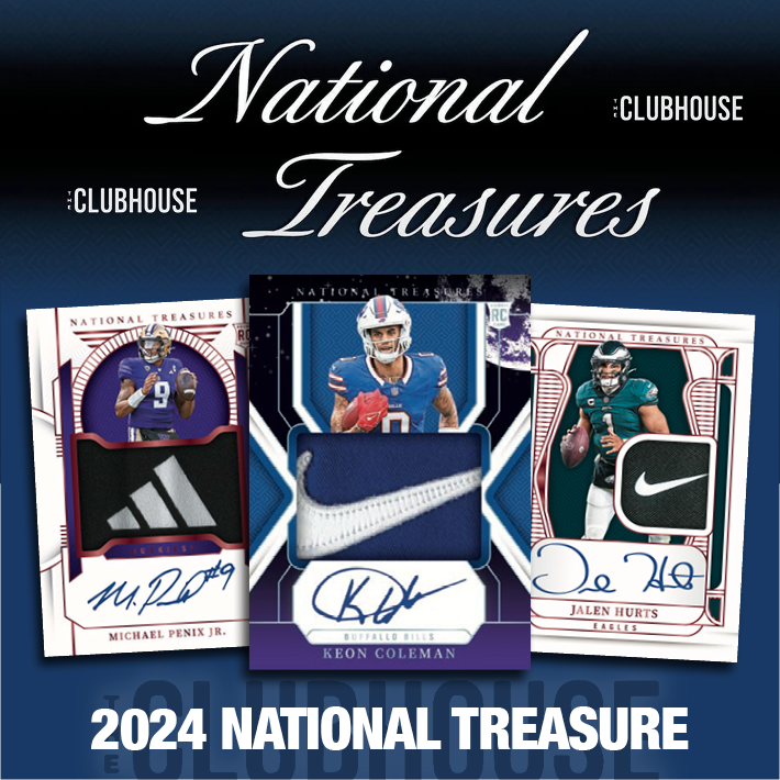 BEAUTIFUL BONUS BREAK : 2024 Panini National Treasures Football Hobby Box SERIAL NUMBER Group Break #13812