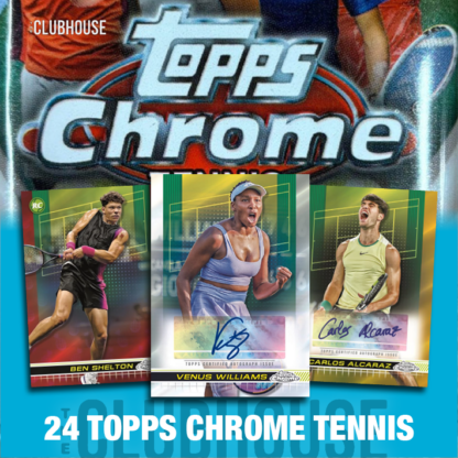 NASTY BONUS BREAK : 2024 Topps Chrome Tennis Hobby Boxes SERIAL # STYLE Group Break #13888