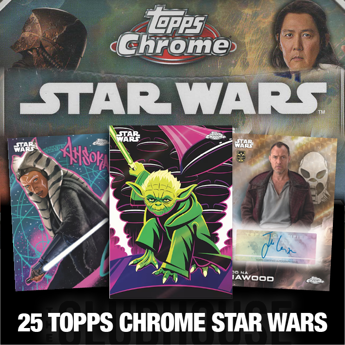 RELEASE DAY : 2025 Topps Star Wars Chrome Hobby Case CARD # STYLE Group Break #13892