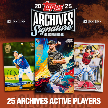 RELEASE DAY : 2025 Topps Archive Signature Series Baseball Case RANDOM TEAM Group Break #13808